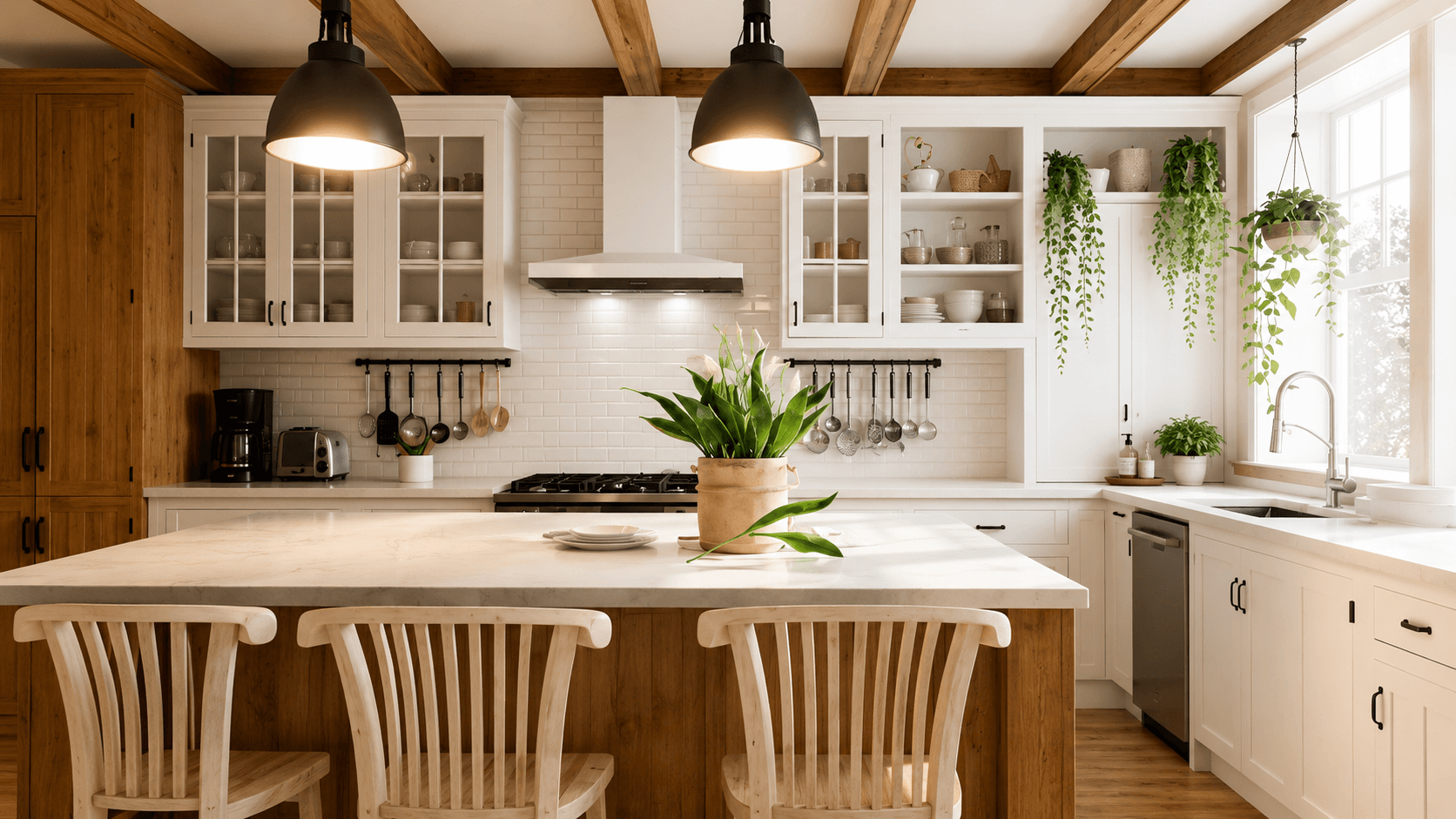 Spotless clean kitchen